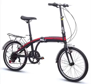 2021 nuovo modello portatile 7 velocità 20 pollici pieghevole mountain Bike/studente 18 "bici pieghevole Mountain Bike con freno a disco