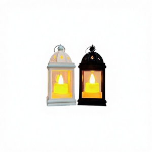 Venta al por Mayor de Faroles de Plástico LED Hechos a Mano y Portavelas para Decoración del Hogar, Uso Navideño - Product Image 3