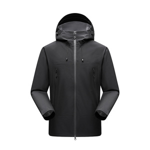 Chaquetas de Invierno Personalizadas al por Mayor, Chaqueta Impermeable para Senderismo, Unisex, con Capucha, para <span class=keywords><strong>Trekking</strong></span>, de Poliéster, Estilo Simple - Product Image 4