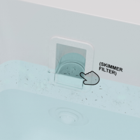 Ab Lager: Verbessertes Kaltwasser-Tauchbecken mit Skimmer, 7-Tage-Versand, Kaltwasser-Eisbad, All-in-One mit integriertem Kühler
