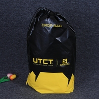 Sac à cordon en PEVA écologique promotionnel avec gousset