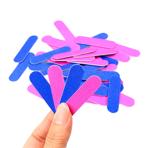 Colorful Mini Professional Disposable Double-Sided Straight Durable Nail Files Double-Grit Emery Board Sandpaper Nail Art Tools