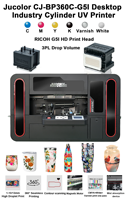 Impresora UV Rotativa de Escritorio Jucolor con Impresión Continua de 360 Grados, 5mm, 10mm, 13mm, Alta Precisión
