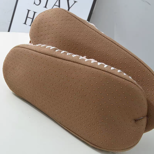 Chaussons d'intérieur chauds et épais en polaire sherpa duveteuse pour femme avec <span class=keywords><strong>semelle</strong></span> antidérapante - Product Image 6