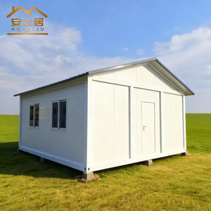 <span class=keywords><strong>Casa</strong></span> Contenedor de Acero Desmontable de 40 pies, Estilo Granja, para Uso de Oficina, 6m X 6m, Marca Anshiju - Product Image 2