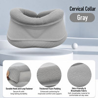 Collier cervical ajustable en mousse pour le soutien de la colonne cervicale, léger, pour le soulagement de la douleur et la récupération (vente en gros)
