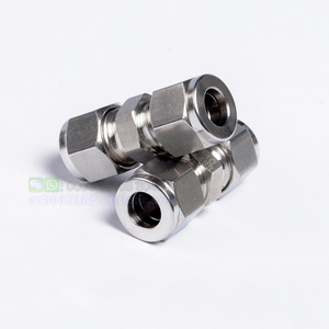 Swagelok <span class=keywords><strong>Type</strong></span> Acier Inoxydable Ss 304 1/<span class=keywords><strong>2</strong></span> "OD Union Connecteur Double Virole Compression Tube Fitting - Product Image 3