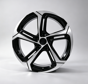 Nuove Ruote in Lega di Alluminio Forgiato Personalizzate Nere con Finitura Lavorata a Macchina, 17-19 Pollici, 5 Fori, per <span class=keywords><strong>Auto</strong></span> Passeggeri - Product Image 1