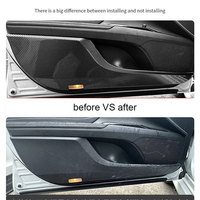 Panneau anti-coup de pied en fibre de carbone pour portière de voiture Toyota Camry 2018 2019 2020 2021 2022 2023 2024 2025 2026 – Protection de panneau de porte