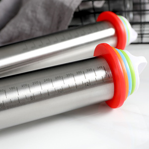 Bespoke Bán Chạy Chốt Lăn Bằng Thép Không Gỉ Điều Chỉnh Được Sử Dụng Tại Nhà Với Thảm Làm Bánh Bằng Silicon - Product Image 3