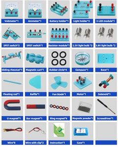 Điện tử cơ bản thí nghiệm Bộ dụng cụ điện từ tính mạch điện khác nhau thí nghiệm điện từ phòng thí nghiệm cung cấp - Product Image 6