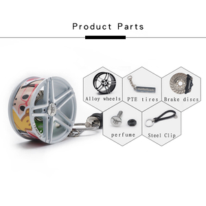 Llaveros Elegantes de Aleación de Aluminio con Diseño de Llanta, Logotipo Personalizado AC Schnitzer, Llavero de Coche, Accesorios de Lujo para Amantes de los Coches, Regalo Único de Navidad - Product Image 3