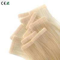 Extensiones de Cabello Humano Ruso de Alta Calidad con Doble Trama, 100% Remy, Cutícula Alineada, Rubio, Hipoalergénicas, Sin Desprendimiento, para Mujeres