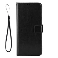 Étui portefeuille de luxe en cuir PU Crazy Horse pour téléphone Google Pixel Fold