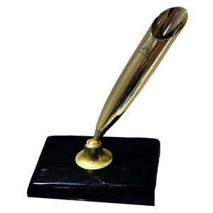 Manufacturer Wholesale Feng Shui Collection <b>Obsidian</b> Natural Stone Matte Finish Pen Stand Office - Product Image 2