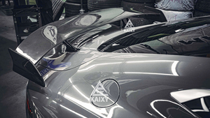 In fibra di carbonio bagagliaio posteriore ala F1 stile per <span class=keywords><strong>Aston</strong></span> <span class=keywords><strong>Martin</strong></span> Vantage in fibra di carbonio Spoiler posteriore Bodykit