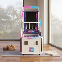 Machine de tir au basket-ball de rue pour enfants à monnayeur, usage commercial, avec accepteur de billets, pour 6 ans et plus, divertissement d'arcade en métal