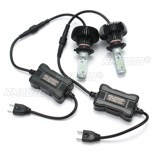 Ampoules de phares LED CSP H7 pour voiture, 2 pièces, feux antibrouillard blancs 6500K, ampoules de feux de jour - Product Image 1