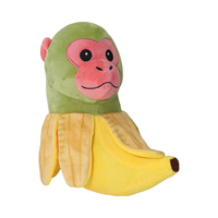 Yuhongtoys 11 pouces Brainrot Chimpanzini Bananini peluche mignon PP coton peluche Figure poupée pour enfants adultes pour les anniversaires