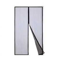 Moustiquaire magnétique pleine cadre moderne de haute qualité pour porte, installation facile, adhésive, en fibre de verre, lavable, écran souple