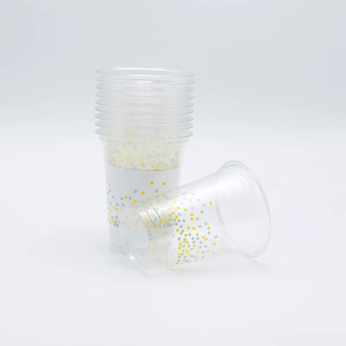 16Oz Huisdierbekers Doorzichtig Plastic Met Op Maat Gemaakte Logo Bedrukt
