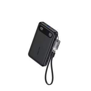 Batterie externe portable Anker de style identique, 10000 mAh, entrée <span class=keywords><strong>Micro</strong></span> USB, câble USB-C intégré 22,5 W, charge <span class=keywords><strong>rapide</strong></span>, matériau ABS - Product Image 1
