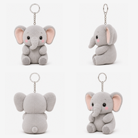 Porte-clés en peluche compressible en spandex, best-seller, pour distributeurs automatiques