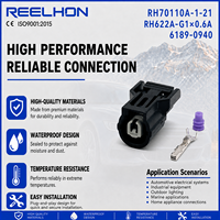 Carcasa de Conector Automotriz Hembra Sellada Impermeable de 1 Pin 70110A-1-21 para Reparación de Arnés de Sensor/Interruptor Ford GM