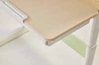 Bureau d'étude pliable moderne en bois pour enfants, réglable en hauteur, avec tiroir de rangement et étagère pour l'apprentissage des enfants