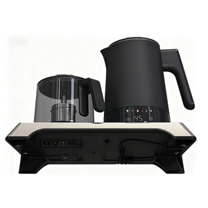 Set <span class=keywords><strong>Bollitore</strong></span> <span class=keywords><strong>Elettrico</strong></span> Multifunzione dal Design Elegante Nero <span class=keywords><strong>con</strong></span> <span class=keywords><strong>Infusore</strong></span> per Tè per Casa e Ufficio - Product Image 2