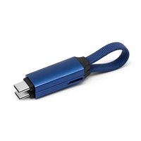 Nouveau câble de charge USB Type-C vers Type-C, tressé, anti-perte, avec porte-clés en tricot, PD100W 3A, charge rapide, métal, pour iPhone