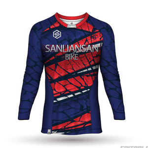 Camiseta de manga larga para ciclismo de montaña, camiseta <span class=keywords><strong>Enduro</strong></span> para descenso, venta al por mayor - Product Image 2