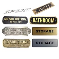 Benutzer definierte Diy Private Luxus Innovative Gold Metall Barcode Etiketten Hand gefertigte Tags Marke Logo Blank Metal Label