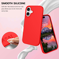 Funda de Silicona VAWI S002 para iPhone 17 Pro Max, Antideslizante y Resistente a Impactos, para Samsung S25 Ultra y Xiaomi 14