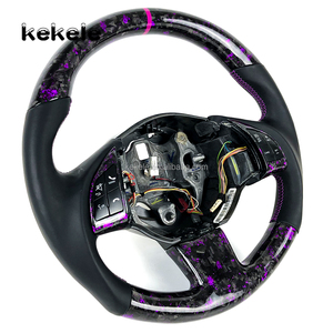 Volante di Alta Qualità Personalizzato in Fibra di Carbonio Forgiata Viola per <span class=keywords><strong>Fiat</strong></span> 500 - Product Image 2