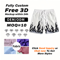 Shorts de sport pour homme personnalisés en polyester avec ceinture élastique respirants à séchage rapide pour la gym, les entraînements et les loisirs