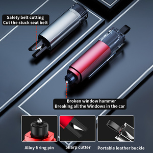 Mini rompevidrios aleación de aluminio seguridad martillo cinturón corte herramientas de emergencia Escape portátil coche seguridad <span class=keywords><strong>Kit</strong></span> - Product Image 2
