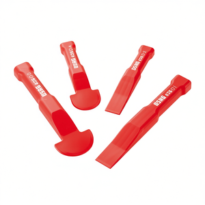 Juego de cinceles 426 D/S4, 4 piezas, mango de plástico rojo, herramienta de precisión para trabajar la madera y el metal - Product Image 2