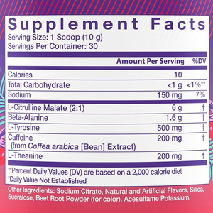 Potenziamento energetico Pre allenamento in polvere alfa GPC L-taurina betaina anidra formulazione personalizzata Pre allenamento in polvere integratori - Product Image 2