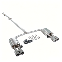 Système d'échappement GFC pour Hyundai Sonata DN8 N LINE 2.5T 2025 en acier inoxydable 304, double silencieux, embouts quadruples, échappement arrière