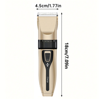 Tondeuse à cheveux professionnelle sans fil rechargeable pour homme, machine de coupe électrique pour hommes