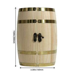 BSCI Mini barils de whisky personnalisés en usine 3 <span class=keywords><strong>litres</strong></span> en <span class=keywords><strong>bois</strong></span> de pin chêne vieillissement bière baril de vin - Product Image 2