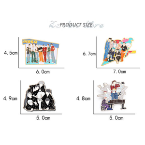 Pins en émail Kpop, personnalisables avec logo, à prix abordable, incluant pins de revers en émail souple, broches, badges en métal et pins en émail rigide - Product Image 3