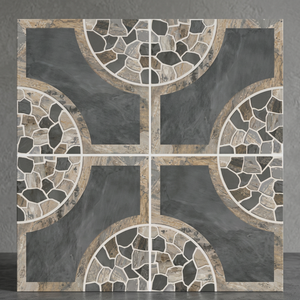 Dalles de stationnement en porcelaine antidérapantes robustes 16x16 pouces, design solide, aspect brique, pour revêtements de sol extérieurs modernes d'hôtels - Product Image 3