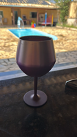 Verre à vin 14oz or Champagne incassable en acier inoxydable flûtes en métal verres 414ML gobelet Vintage Tumbler