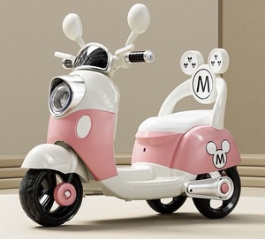 Mickey 2025, Vélo à pédales électrique pour enfants de <span class=keywords><strong>6V</strong></span>, balançoire pour bébé, voiture à bascule et toboggan, jouet rechargeable pour les enfants de 2 à 8 ans, <span class=keywords><strong>batterie</strong></span>, vélo à 3 roues - Product Image 3