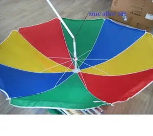 Venda quente 180 centímetros guarda chuva de praia sun parasol umbrella