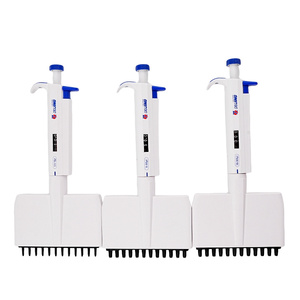 Veidt Weighing QIUJING Laboratory Manual Adjustable Pipette 12-<b>Channel</b> 8-<b>Channel</b> Micropipette Pipettor 0.5-300l Microliter - Product Image 2