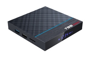 Nouveau boîtier de télévision T95max + Amlogic S905X3 OEM 100*100*18mm boîtier de télévision android 9.0 lecteur multimédia/vidéo BT double bande pour boîtier de télévision intelligente - Product Image 2