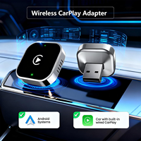 Adaptador Inalámbrico Mini USB para CarPlay y Android Auto, Plug and Play, para iPhone y Android